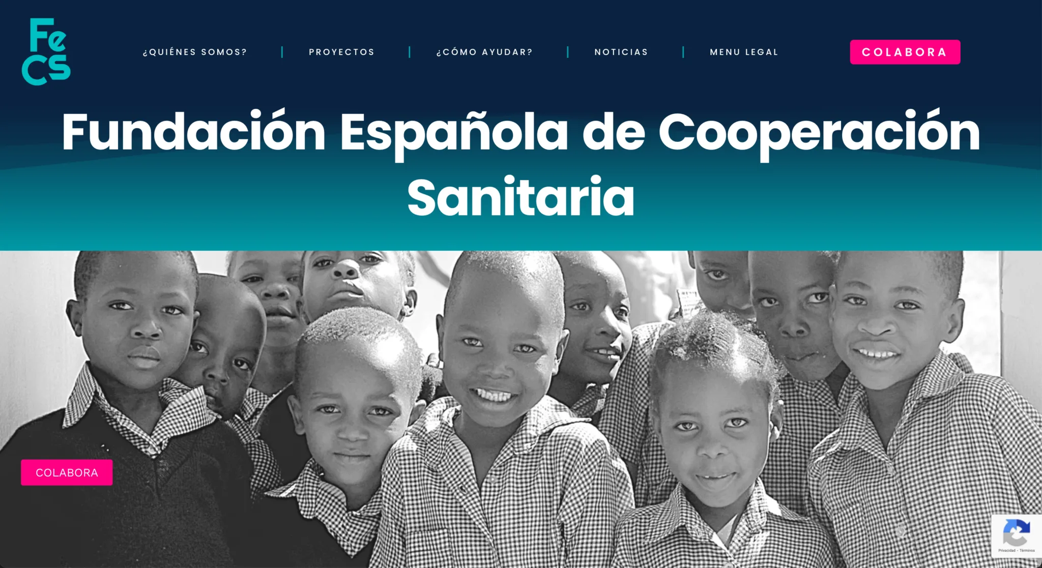 Web and communication redesign for a NGO building schools in Africa