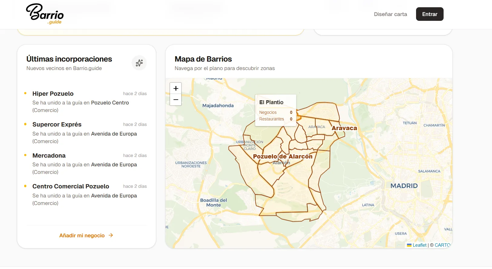 Barrio.guide: Una guía para tu barrio