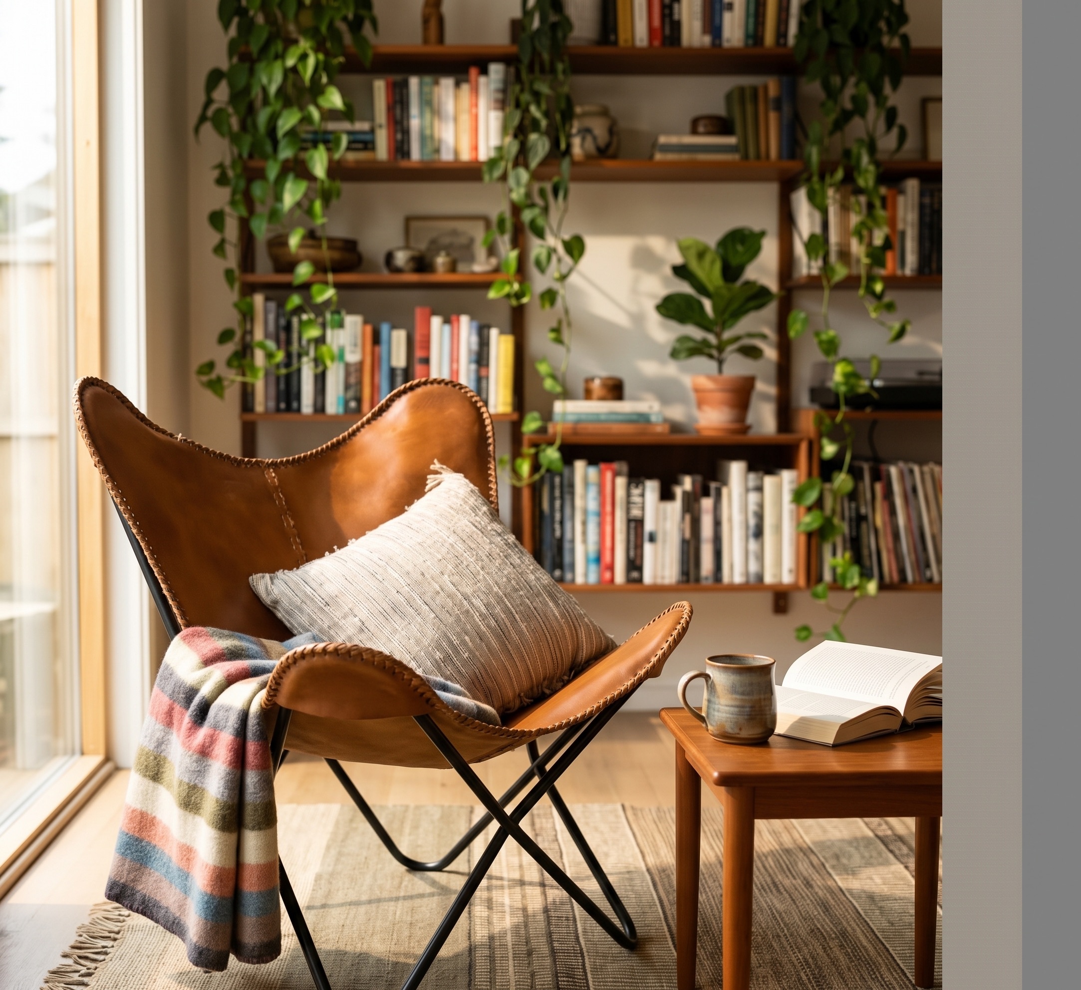 Butaca en interior editorial